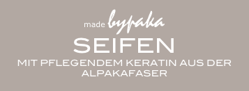 made bypaka
SEIFEN
MIT PFLEGENDEM KERATIN AUS DER ALPAKAFASER
